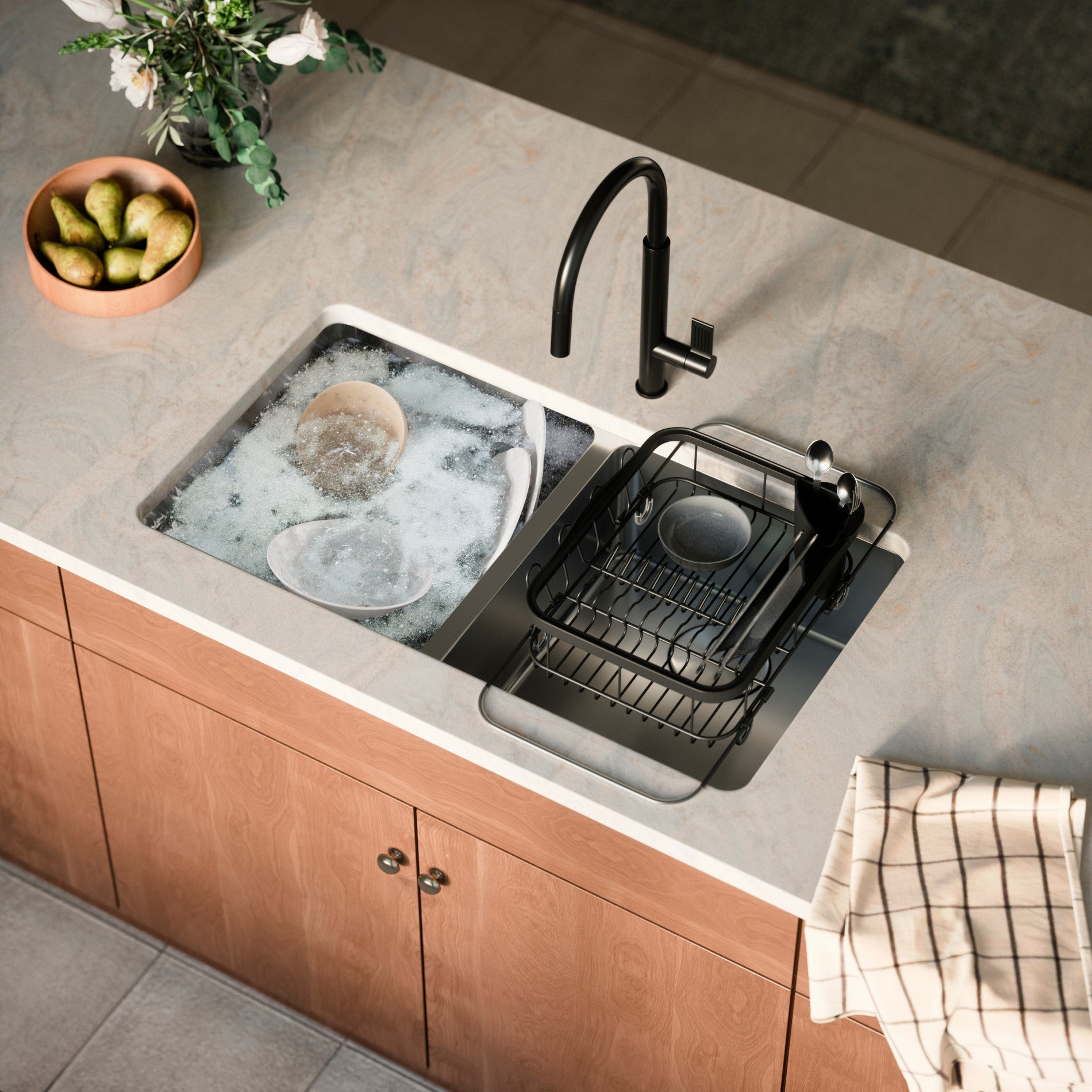 Sinkin Multi Use Dish Rack